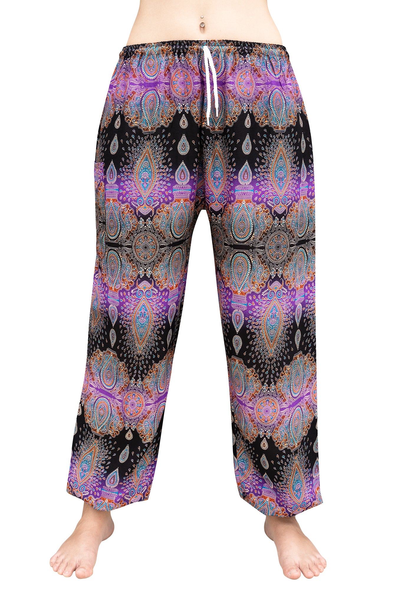 Paisley Pants in Purple