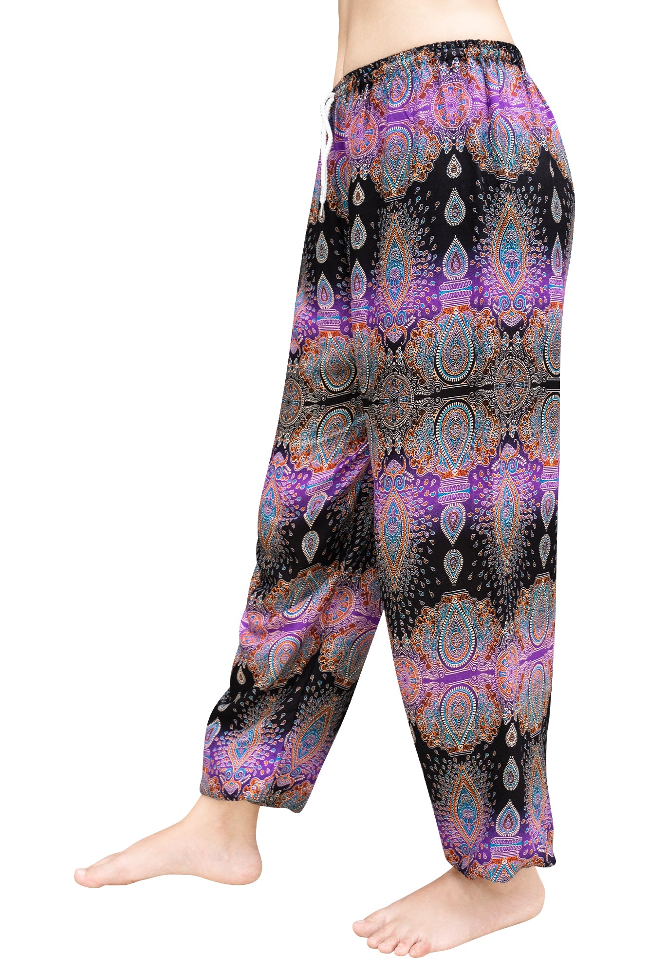 Paisley Pants in Purple