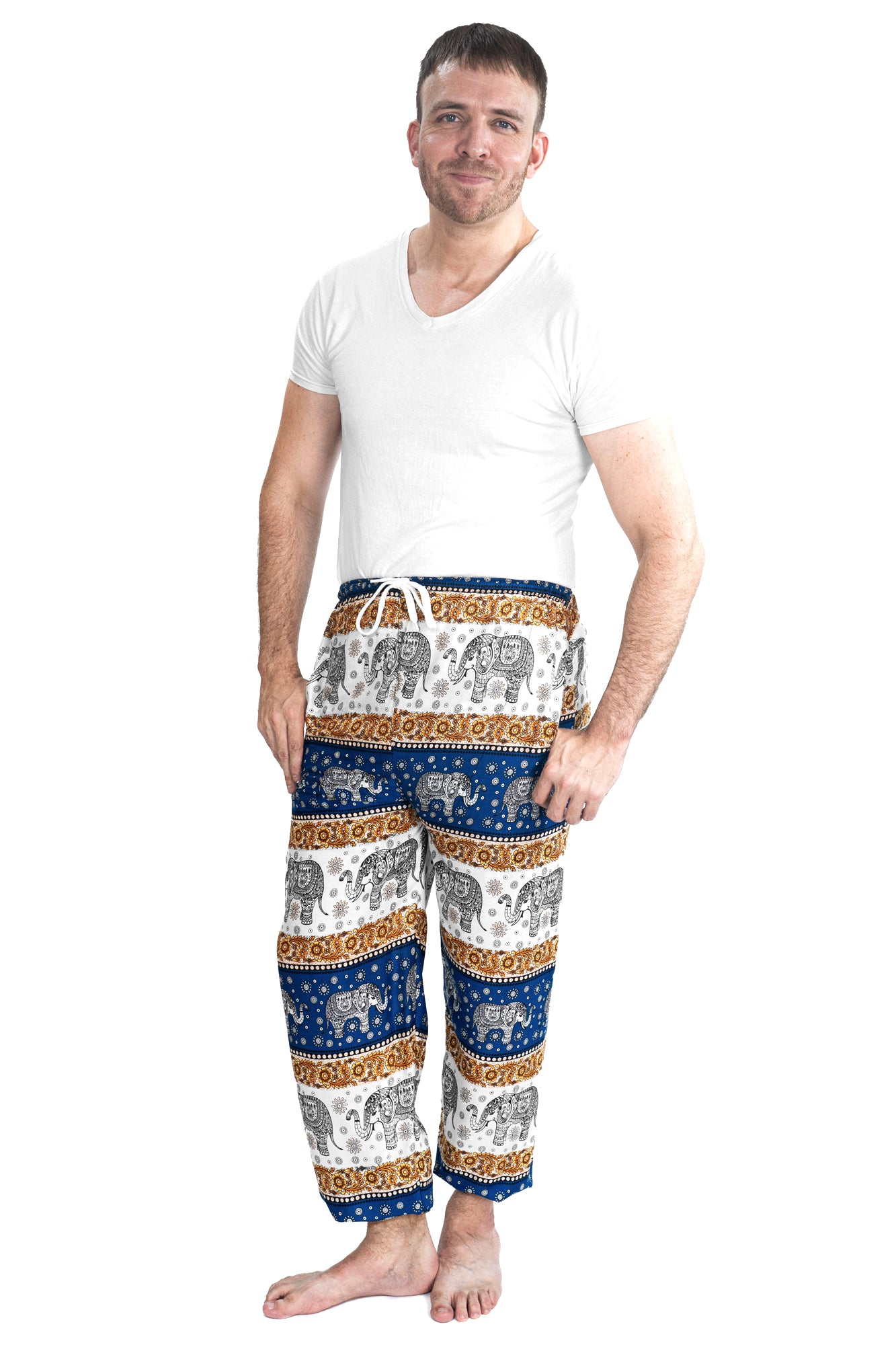 Imperial Elephant Pants in Blue