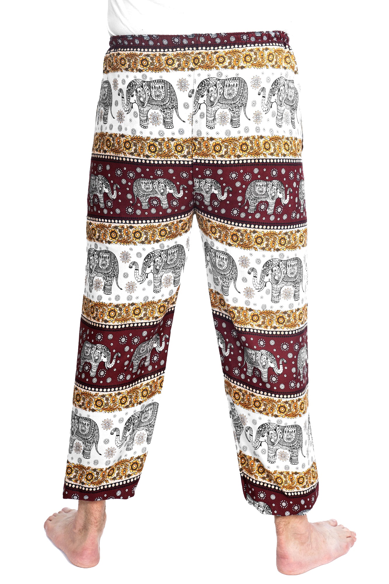 Imperial Elephant Pants in Burgundy