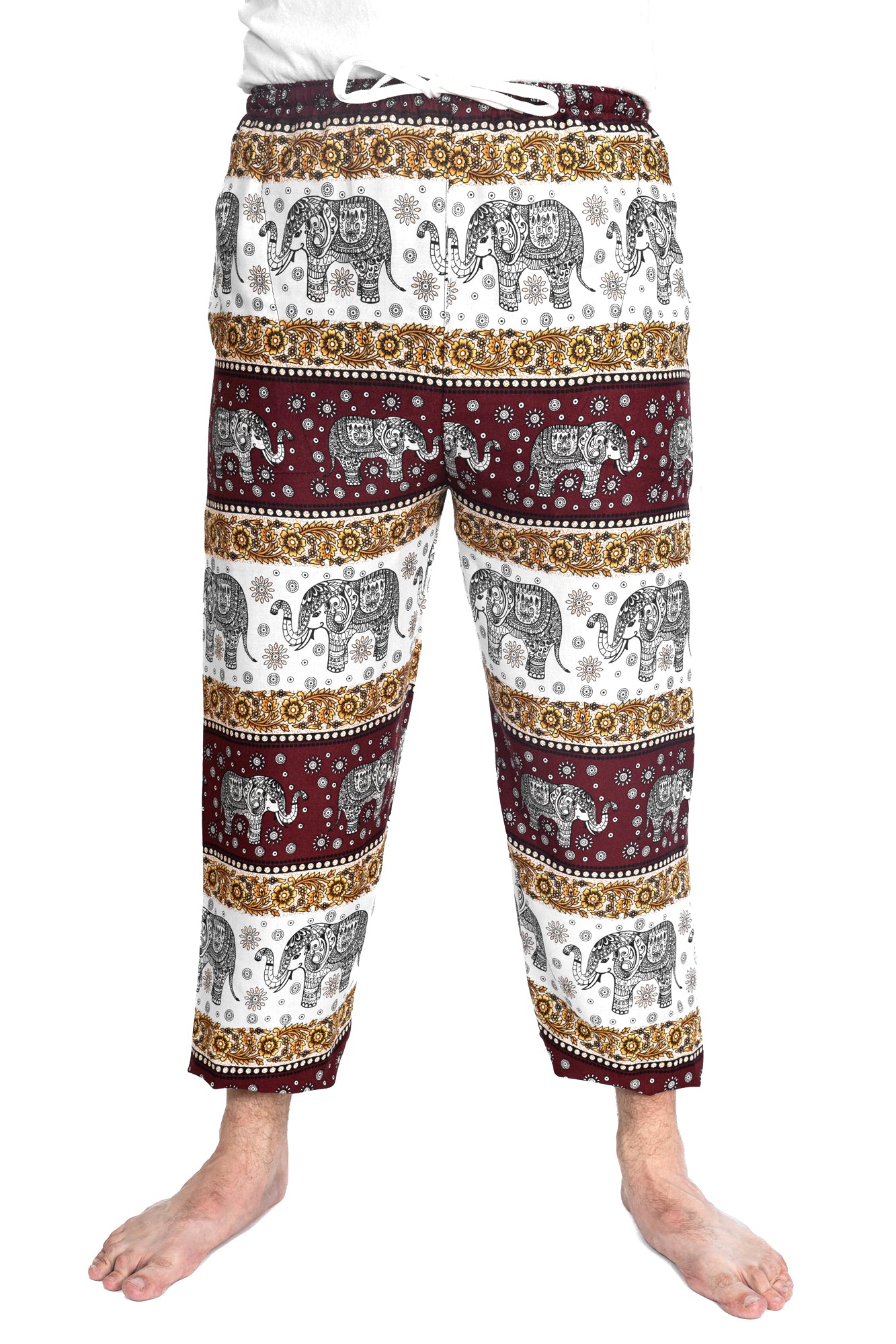 Imperial Elephant Pants in Burgundy