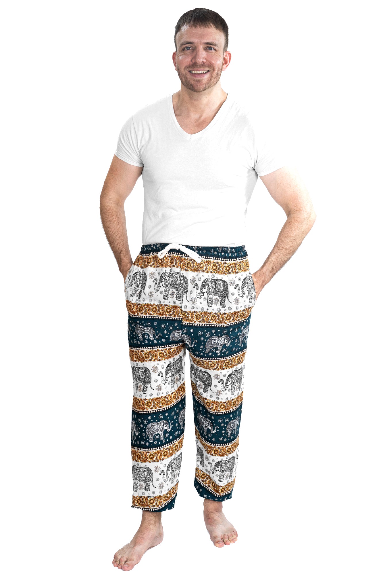 Imperial Elephant Pants in Green