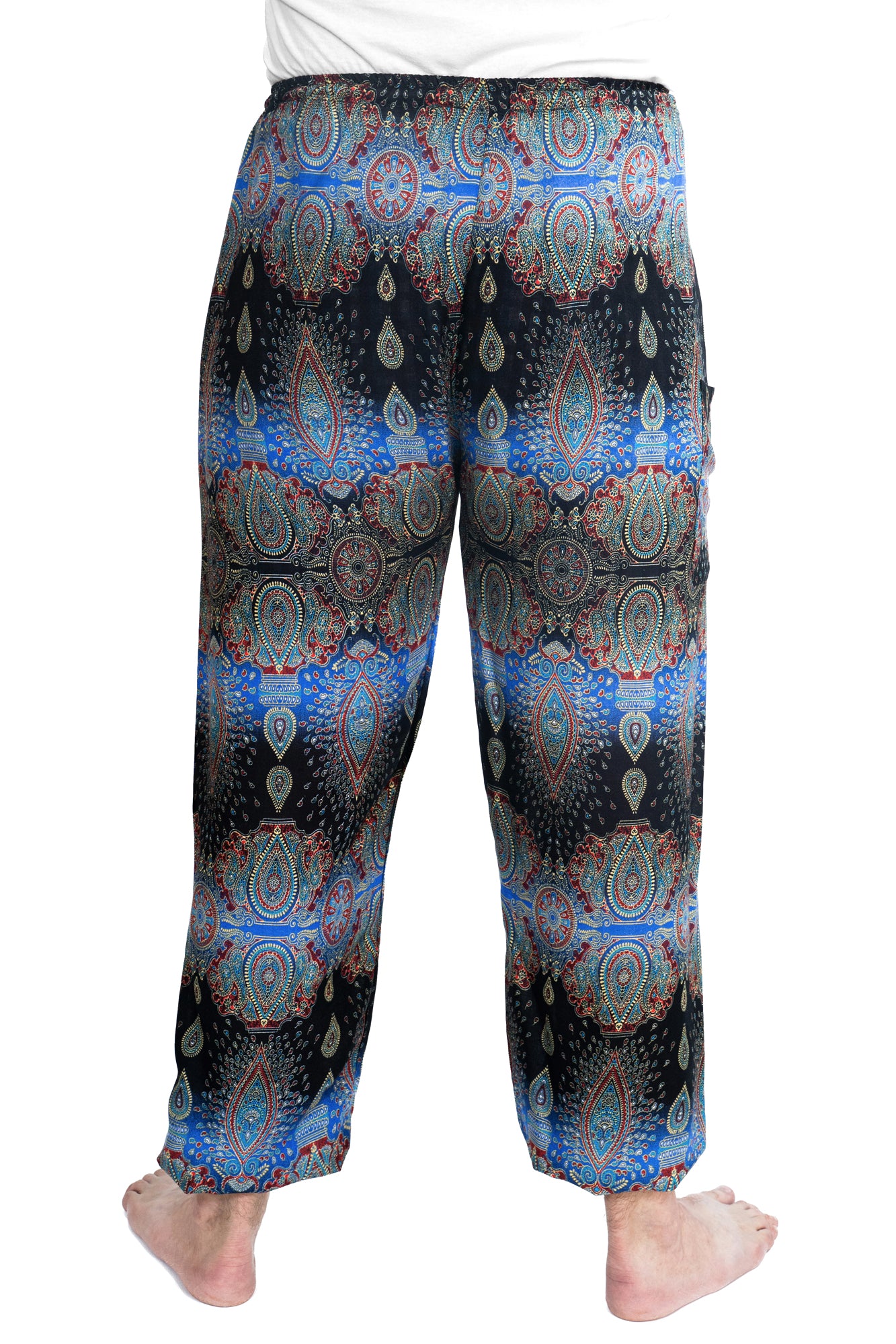 Paisley Pants in Navy