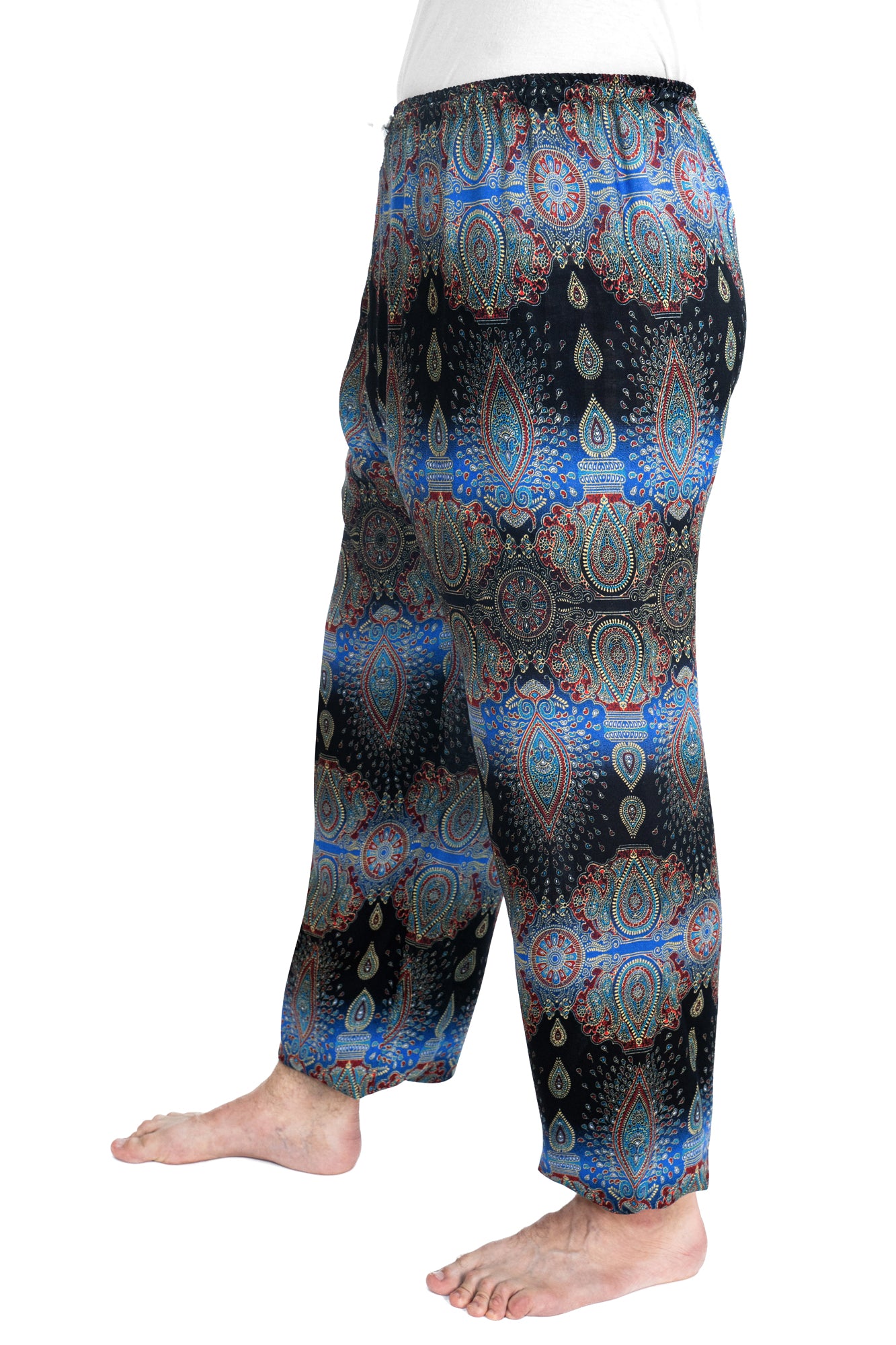 Paisley Pants in Navy