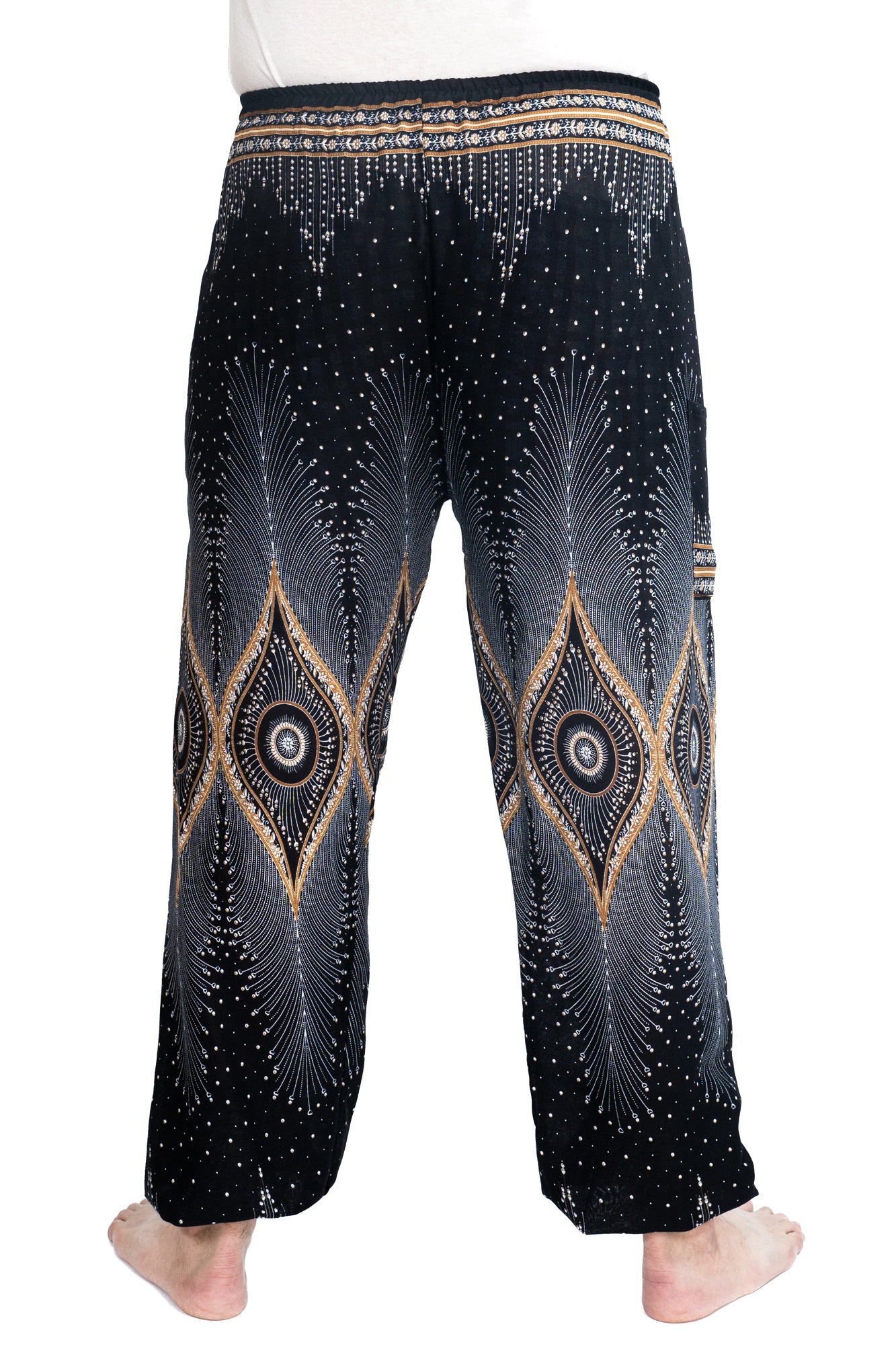 Diamond Peacock Pants in Black