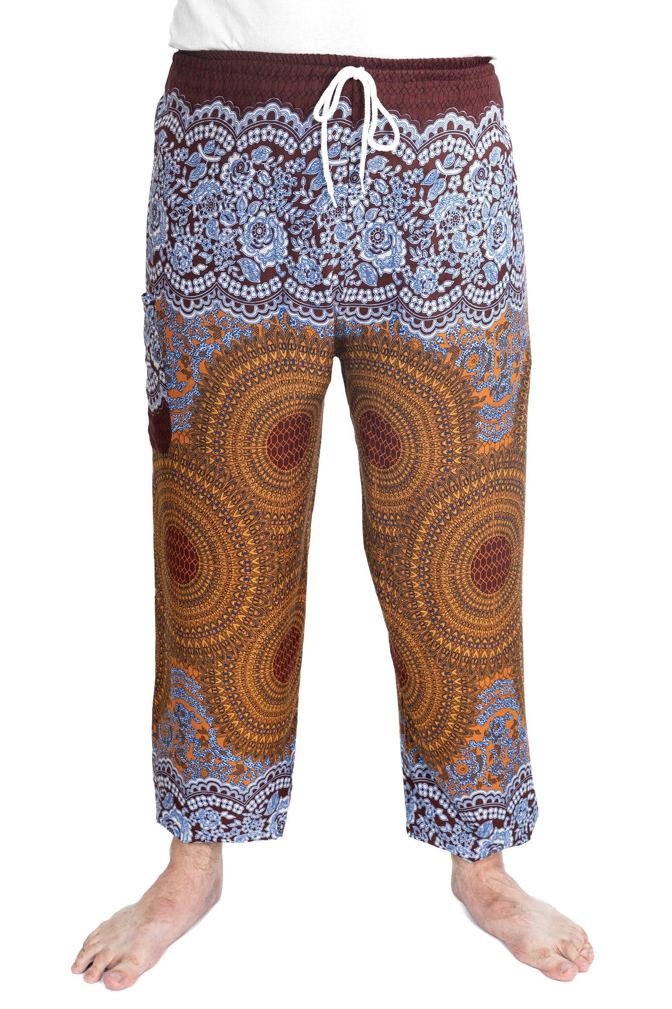Mandala Pants in Brown