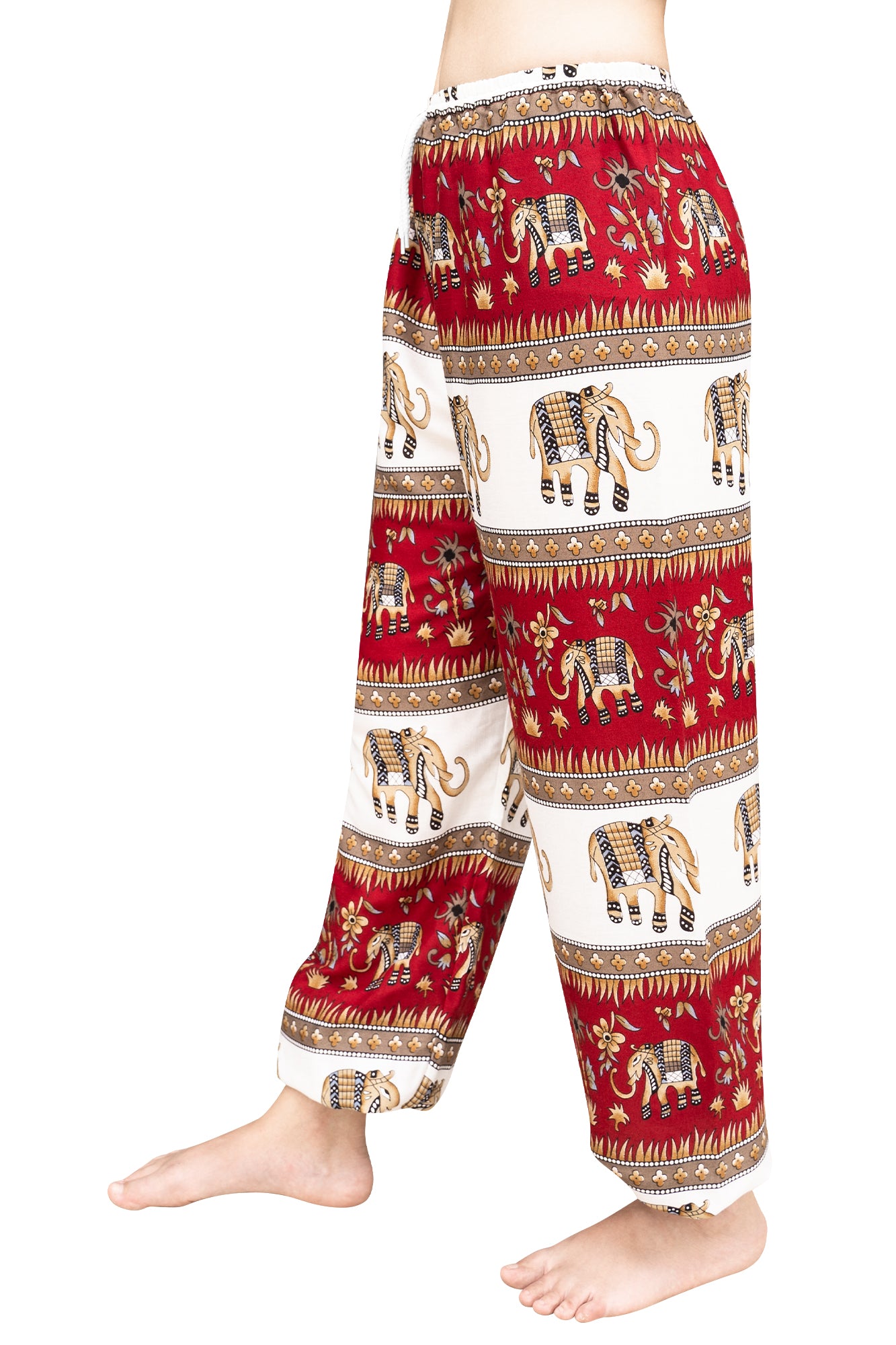 Elephant Wonder Pants in Red