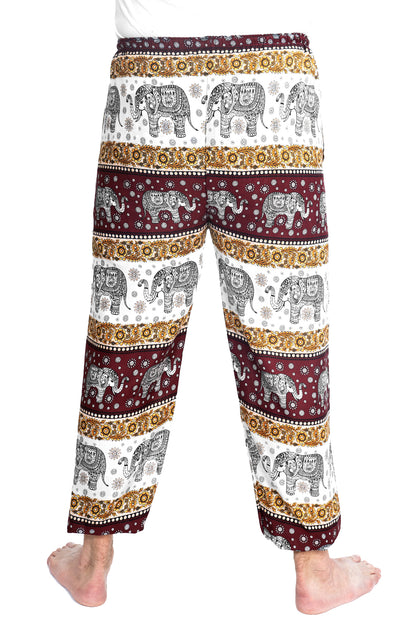 Imperial Elephant Pants in Burgundy