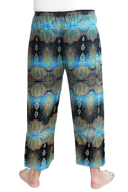 Paisley Pants in Blue