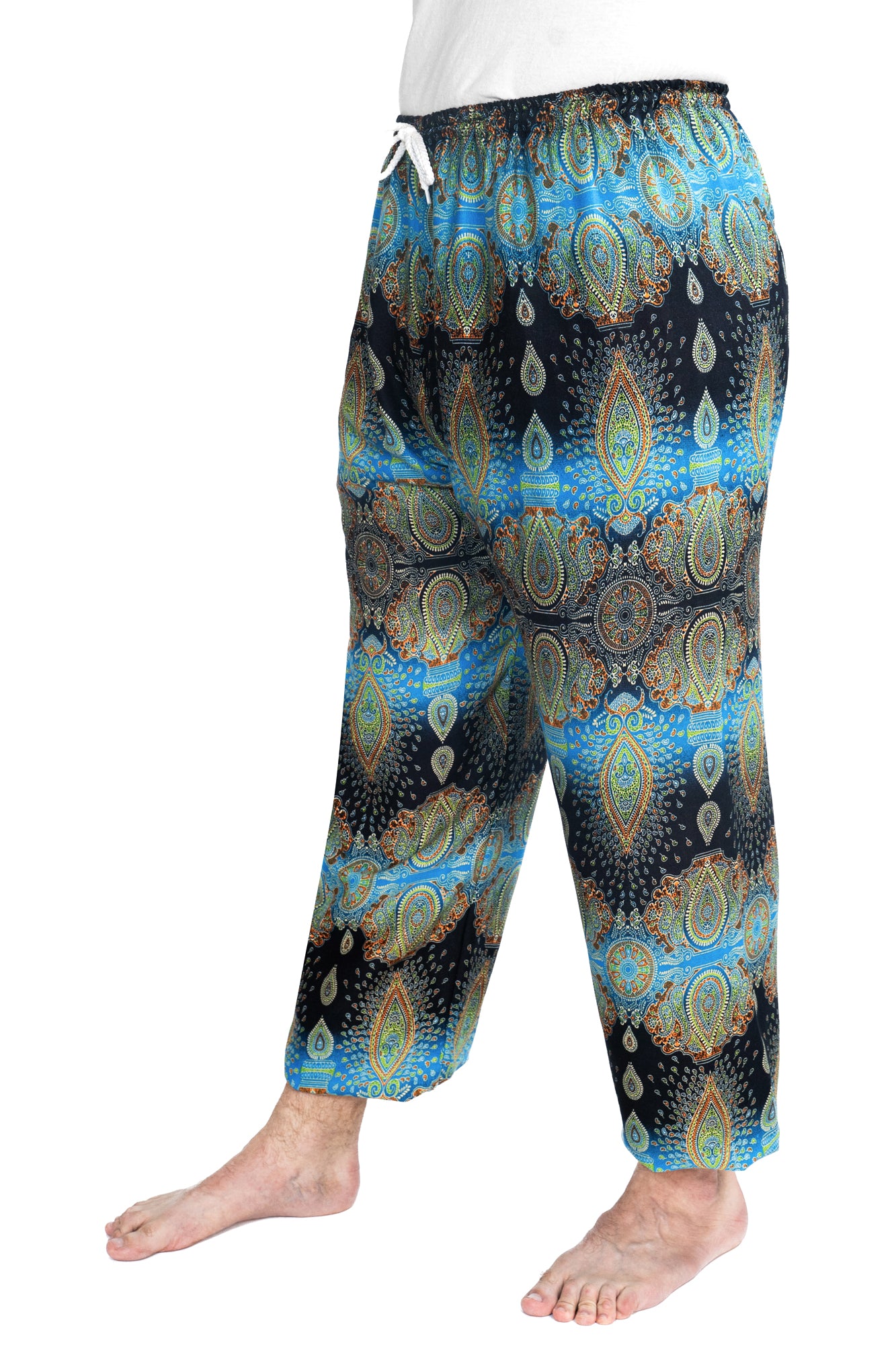 Paisley Pants in Blue