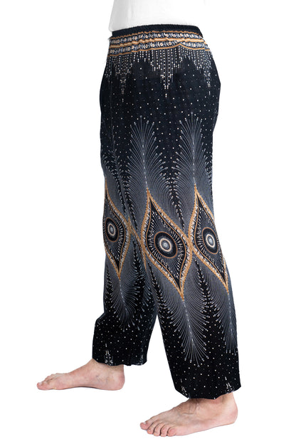 Diamond Peacock Pants in Black