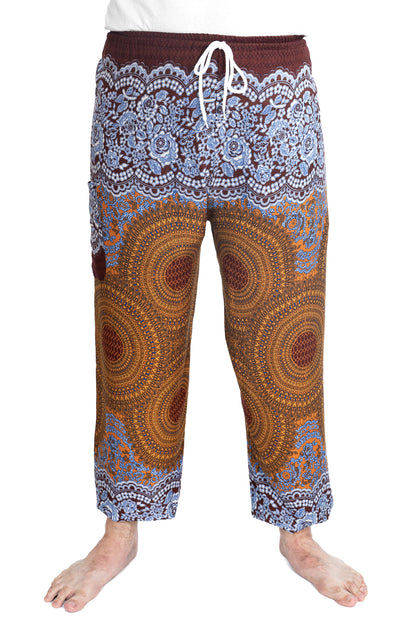 Mandala Pants in Brown